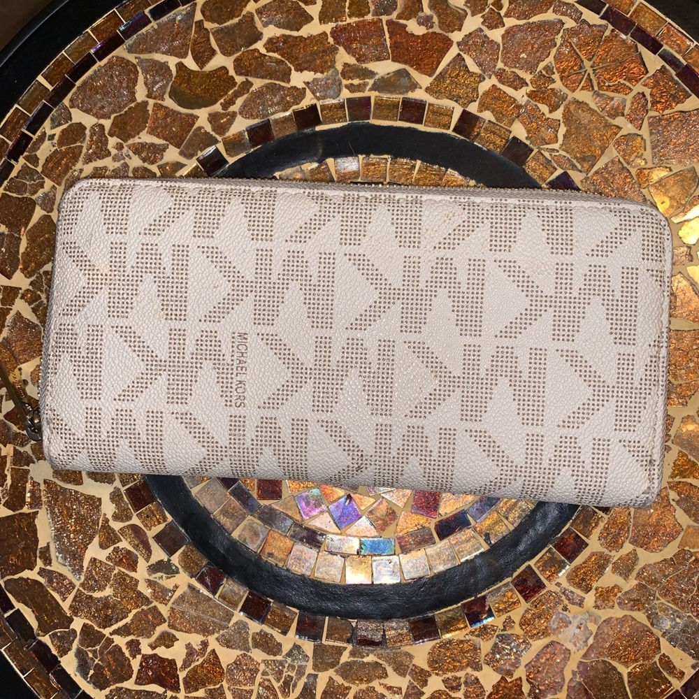 MK monogram wallet